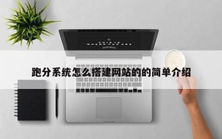 新沂跑分系统怎么搭建网站的的简单介绍